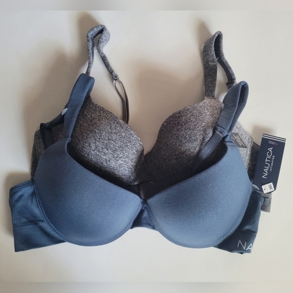 Nautica Women's Dual-Tone Bra Set